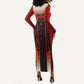 Personalized Egypt Soccer Sobek Crocodile Mascot Long Sleeve Bodycon Dress Pharaoh Mascot Egyptian Hieroglyphic