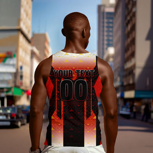 Personalized Egypt Soccer Sobek Crocodile Mascot Men Tank Top Pharaoh Mascot Egyptian Hieroglyphic