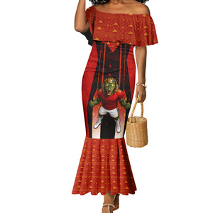 Personalized Egypt Soccer Sobek Crocodile Mascot Mermaid Dress Pharaoh Mascot Egyptian Hieroglyphic