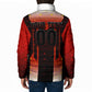Personalized Egypt Soccer Sobek Crocodile Mascot Padded Jacket Pharaoh Mascot Egyptian Hieroglyphic