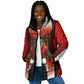 Personalized Egypt Soccer Sobek Crocodile Mascot Padded Jacket Pharaoh Mascot Egyptian Hieroglyphic