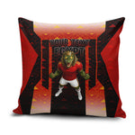 Personalized Egypt Soccer Sobek Crocodile Mascot Pillow Cover Pharaoh Mascot Egyptian Hieroglyphic