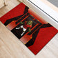 Personalized Egypt Soccer Sobek Crocodile Mascot Rubber Doormat Pharaoh Mascot Egyptian Hieroglyphic