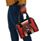 Personalized Egypt Soccer Sobek Crocodile Mascot Shoulder Handbag Pharaoh Mascot Egyptian Hieroglyphic