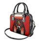 Personalized Egypt Soccer Sobek Crocodile Mascot Shoulder Handbag Pharaoh Mascot Egyptian Hieroglyphic