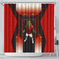 Personalized Egypt Soccer Sobek Crocodile Mascot Shower Curtain Pharaoh Mascot Egyptian Hieroglyphic