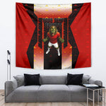 Personalized Egypt Soccer Sobek Crocodile Mascot Tapestry Pharaoh Mascot Egyptian Hieroglyphic
