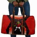 Personalized Egypt Soccer Sobek Crocodile Mascot Travel Bag Pharaoh Mascot Egyptian Hieroglyphic