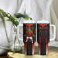 Personalized Egypt Soccer Sobek Crocodile Mascot Tumbler With Handle Pharaoh Mascot Egyptian Hieroglyphic