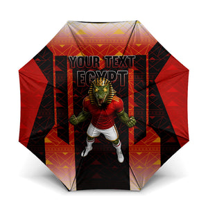 Personalized Egypt Soccer Sobek Crocodile Mascot Umbrella Pharaoh Mascot Egyptian Hieroglyphic