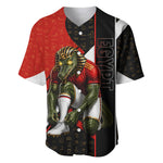 Personalized Egypt Soccer Sobek Crocodile Mascot Baseball Jersey Ancient Egyptian Hieroglyphic Stripe