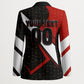 Personalized Egypt Soccer Sobek Crocodile Mascot Blazer Ancient Egyptian Hieroglyphic Stripe