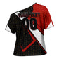 Personalized Egypt Soccer Sobek Crocodile Mascot Cross Shoulder Shirt Ancient Egyptian Hieroglyphic Stripe