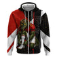 Personalized Egypt Soccer Sobek Crocodile Mascot Hoodie Ancient Egyptian Hieroglyphic Stripe