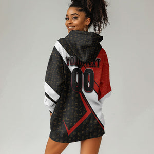 Personalized Egypt Soccer Sobek Crocodile Mascot Hoodie Dress Ancient Egyptian Hieroglyphic Stripe