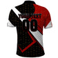 Personalized Egypt Soccer Sobek Crocodile Mascot Polo Shirt Ancient Egyptian Hieroglyphic Stripe