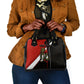 Personalized Egypt Soccer Sobek Crocodile Mascot Shoulder Handbag Ancient Egyptian Hieroglyphic Stripe