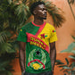 Guinea Bissau T shirt Green Yellow Red Swirl - African Pride