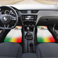 Guinea Bissau Car Mats White Green Red Gradient - African Pride
