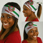 Guinea Bissau Neck Gaiter White Green Red Gradient - African Pride
