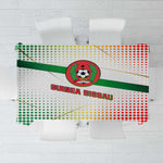 Guinea Bissau Tablecloth White Green Red Gradient - African Pride