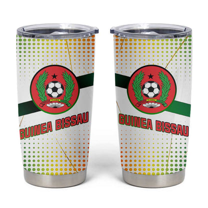 Guinea Bissau Tumbler Cup White Green Red Gradient - African Pride