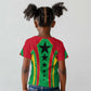 Guinea Bissau Kid T shirt Red Green Yellow Stripe Design and Black Star - African Pride