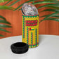 Guinea Bissau 4 in 1 Can Cooler Tumbler Yellow Tribal Geometric Design and National Flag - African Pride