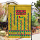 Guinea Bissau Garden Flag Yellow Tribal Geometric Design and National Flag - African Pride