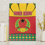 Guinea Bissau Canvas Wall Art Red Yellow Green Geometric - African Pride