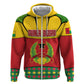 Guinea Bissau Hoodie Red Yellow Green Geometric - African Pride