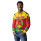 Guinea Bissau Long Sleeve Polo Shirt Red Yellow Green Geometric - African Pride