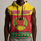 Guinea Bissau Sleeveless Hoodie Red Yellow Green Geometric - African Pride