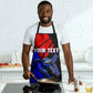 Personalized Cape Verde Soccer Shark Mascot Apron Blue Sharks Football Player Dynamic Graphic