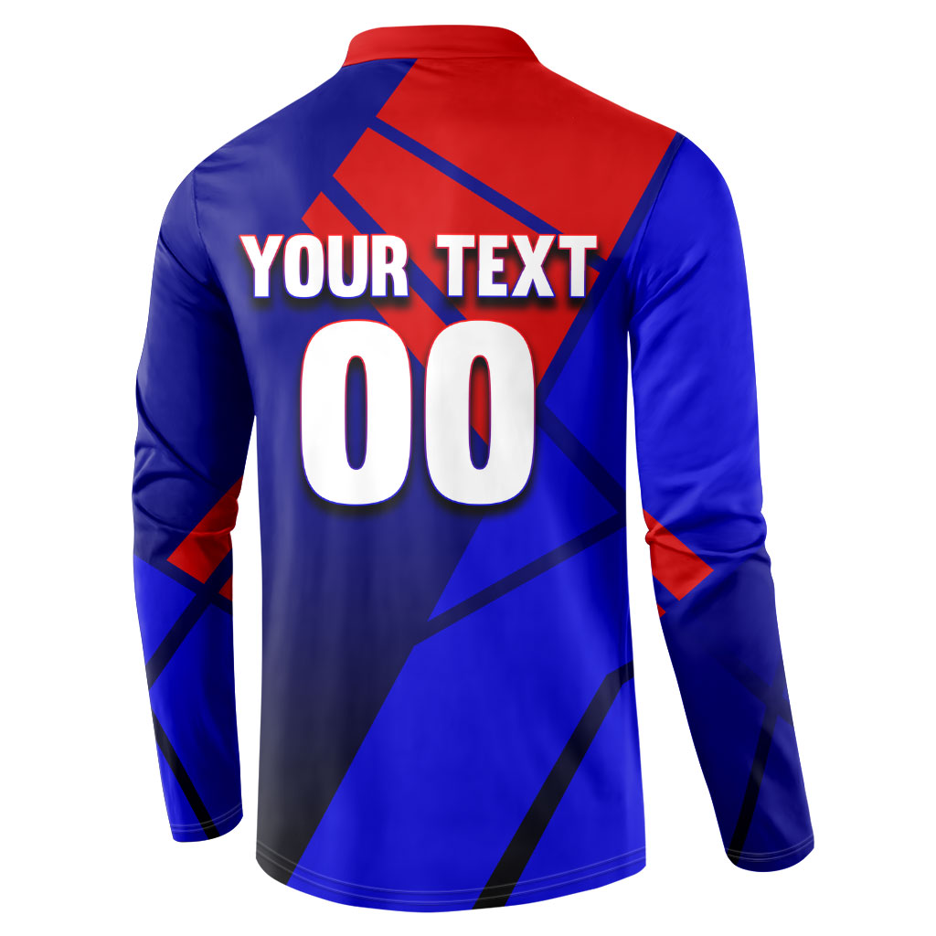 Personalized Cape Verde Soccer Shark Mascot Button Sweatshirt Blue Sharks Football Player Dynamic Graphic
