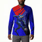 Personalized Cape Verde Soccer Shark Mascot Button Sweatshirt Blue Sharks Football Player Dynamic Graphic