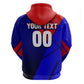 Personalized Cape Verde Soccer Shark Mascot Hoodie Blue Sharks Football Player Dynamic Graphic
