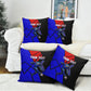 Personalized Cape Verde Soccer Shark Mascot Pillow Cover Blue Sharks Football Player Dynamic Graphic
