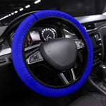 Cape Verde Soccer Shark Mascot Steering Wheel Cover Blue Sharks Football Player Dynamic Graphic