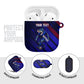 Personalized Cape Verde Soccer AirPods Case Shark Mascot Football Player Striped Pattern