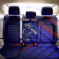 Personalized Cape Verde Soccer Back Car Seat Cover Shark Mascot Football Player Striped Pattern