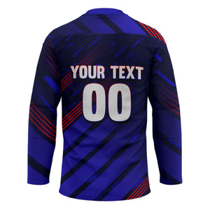 Personalized Cape Verde Soccer Hockey Jersey Shark Mascot Football Player Striped Pattern
