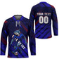 Personalized Cape Verde Soccer Hockey Jersey Shark Mascot Football Player Striped Pattern