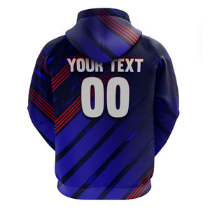 Personalized Cape Verde Soccer Hoodie Shark Mascot Football Player Striped Pattern