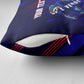 Personalized Cape Verde Soccer Pillow Cover Shark Mascot Football Player Striped Pattern