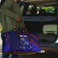 Personalized Cape Verde Soccer Travel Bag Shark Mascot Football Player Striped Pattern