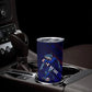 Personalized Cape Verde Soccer Tumbler Cup Shark Mascot Football Player Striped Pattern
