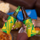 Comoros Flag 4 in 1 Can Cooler Tumbler - Green and Yellow Design and National Emblem