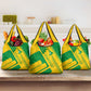 Comoros Flag Grocery Bag - Green and Yellow Design and National Emblem