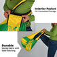 Comoros Flag Grocery Bag - Green and Yellow Design and National Emblem